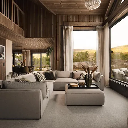 Lakehouse Moss With Sauna, Boat & Jacuzzi شاليه