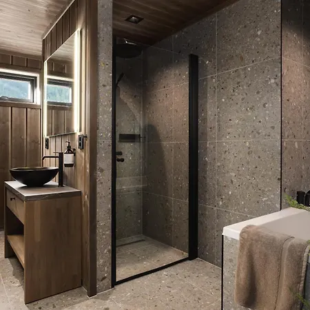 Lakehouse Moss With Sauna, Boat & Jacuzzi شاليه