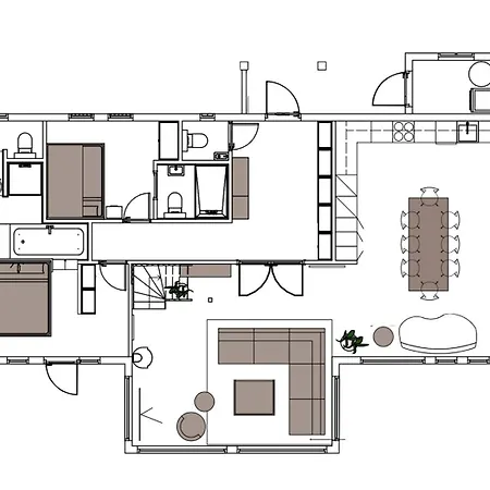 Lakehouse Moss With Sauna, Boat & Jacuzzi * Flatland