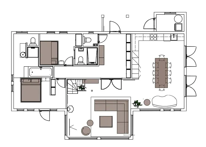 Lakehouse Moss With Sauna, Boat & Jacuzzi * Flatland